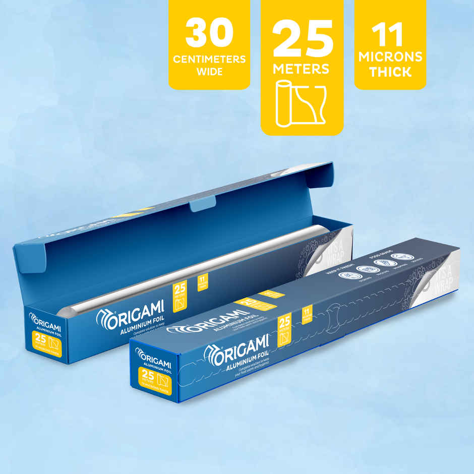 Origami Aluminium Foil | 11 Microns - 25 m x 30 cm
