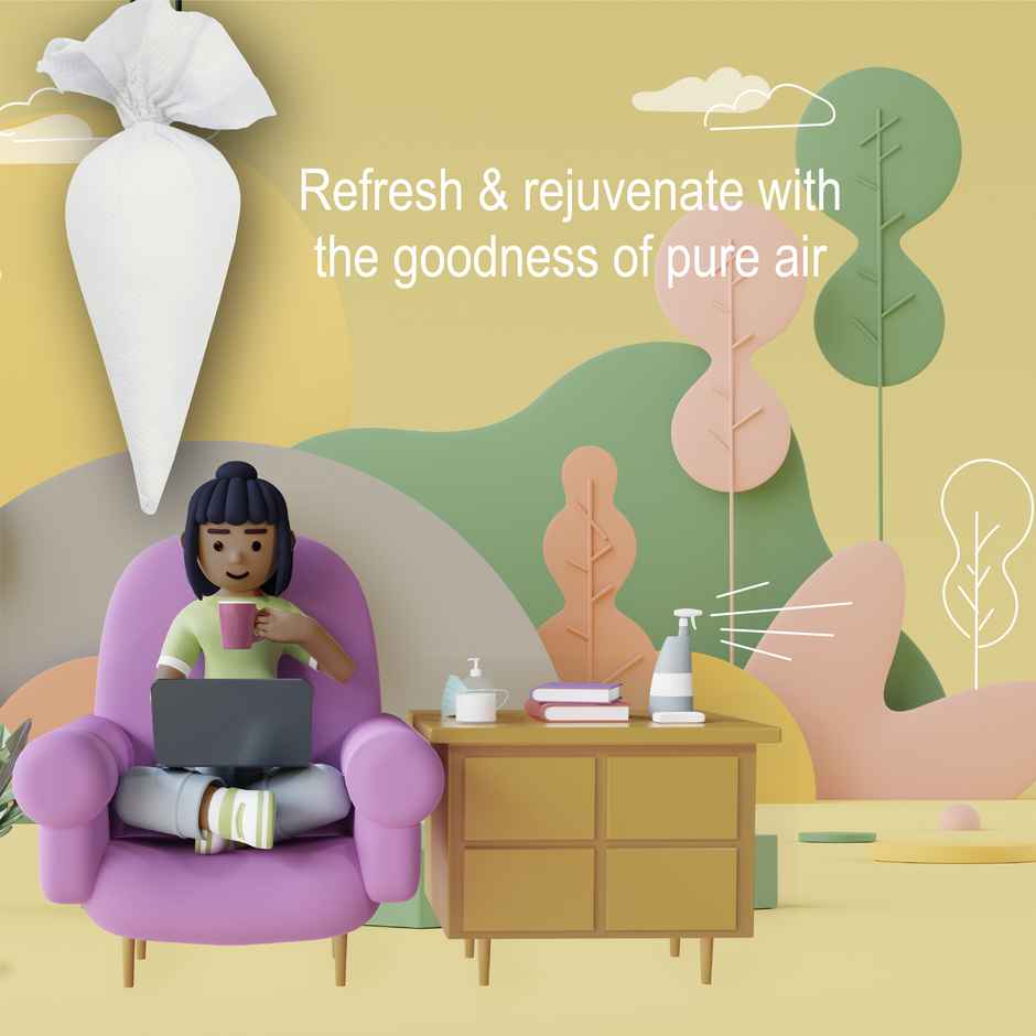 Campure Bhimseni Camphor Cone Air ,Car, Room Freshener