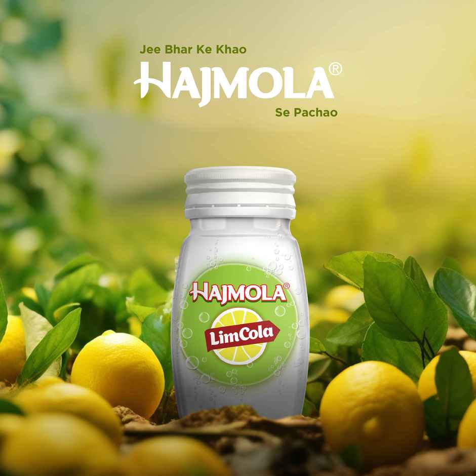 Dabur Hajmola Tasty Digestive Tablets (Limcola Flavour) - 120 Tabs,Healthy, Tasty & Chatpata