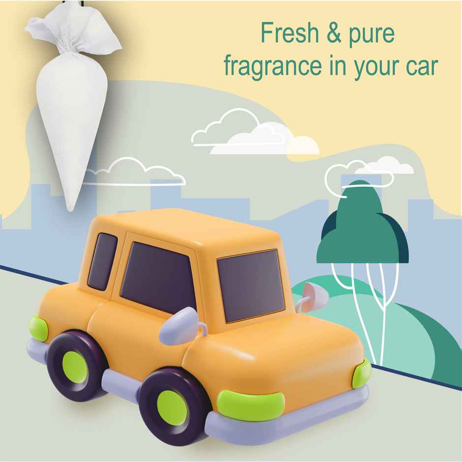 Campure Bhimseni Camphor Cone Air ,Car, Room Freshener