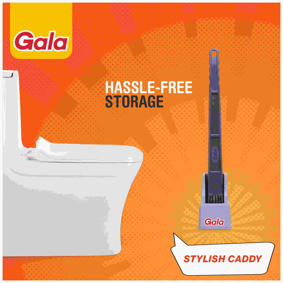 Gala Double Hockey Toilet Brush with Container