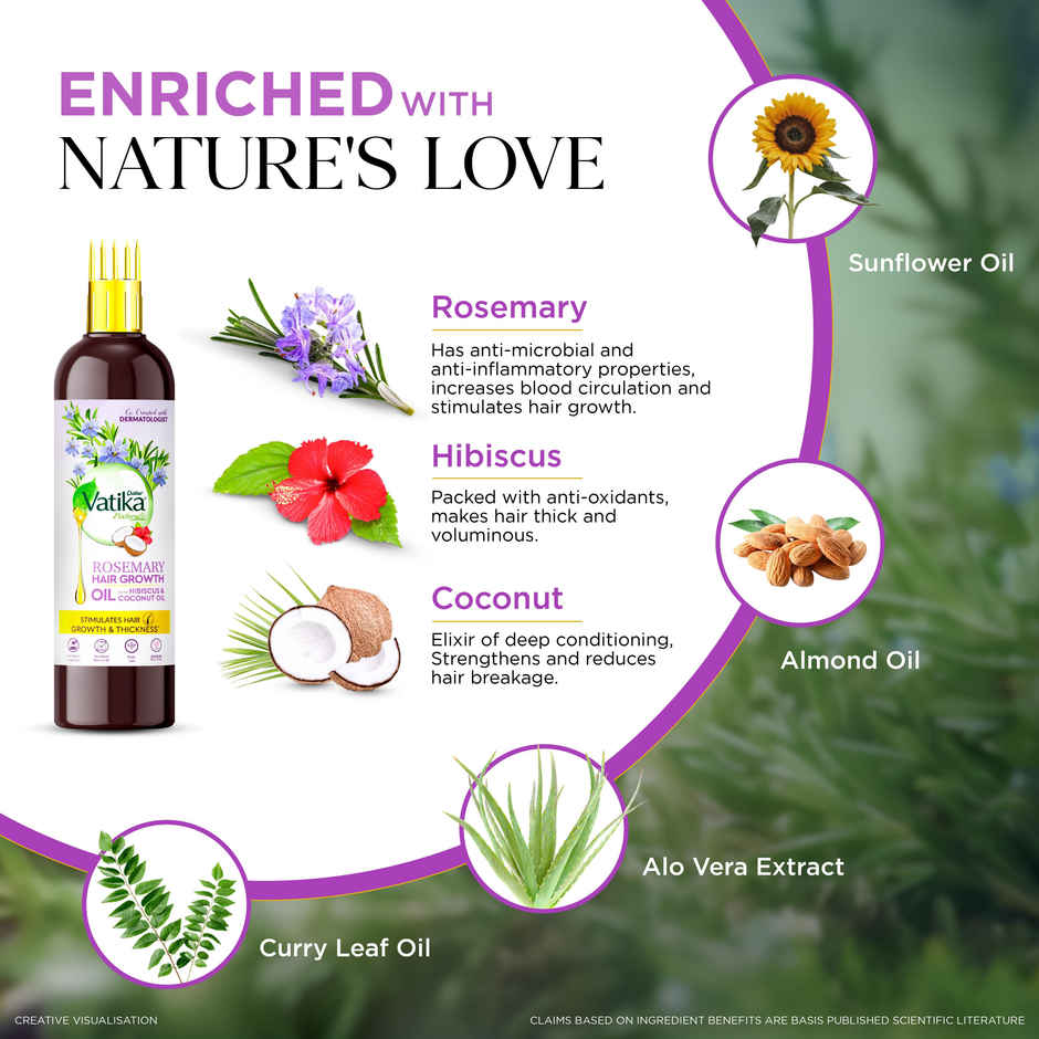 Dabur Vatika Rosemary Hair Growth Oil