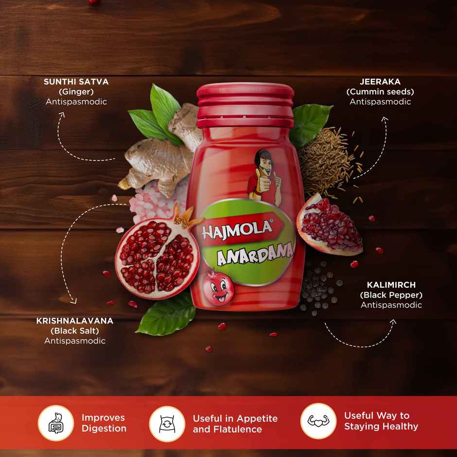 Dabur OTC Hajmola Anardana Digestive Tablets Combo