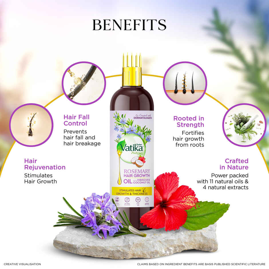 Dabur Vatika Rosemary Hair Growth Oil