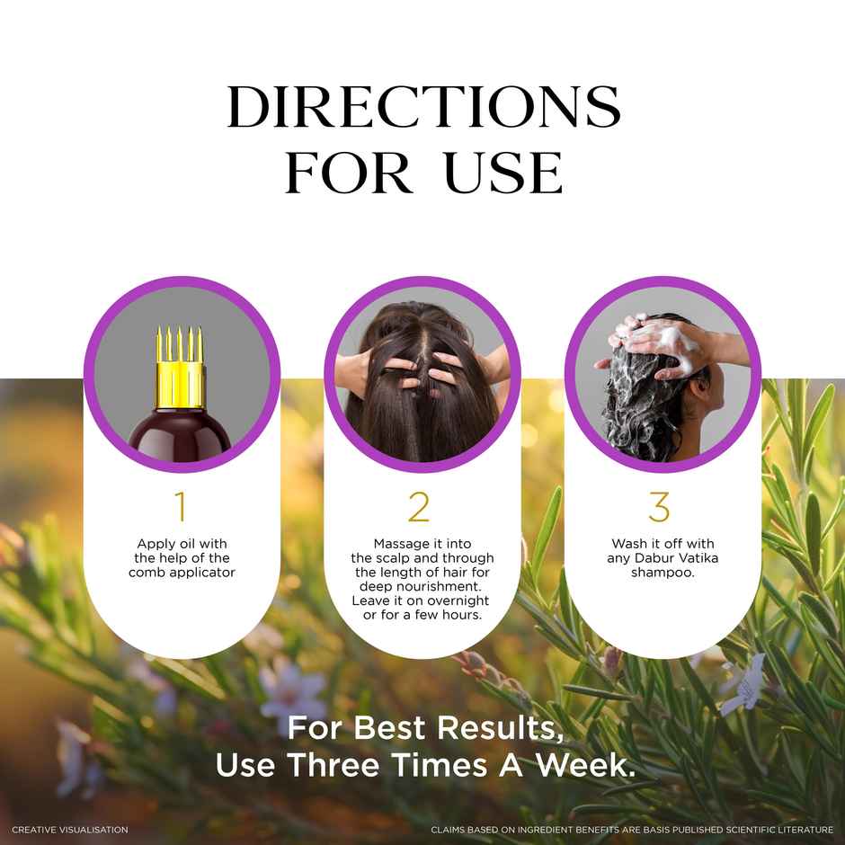 Dabur Vatika Rosemary Hair Growth Oil