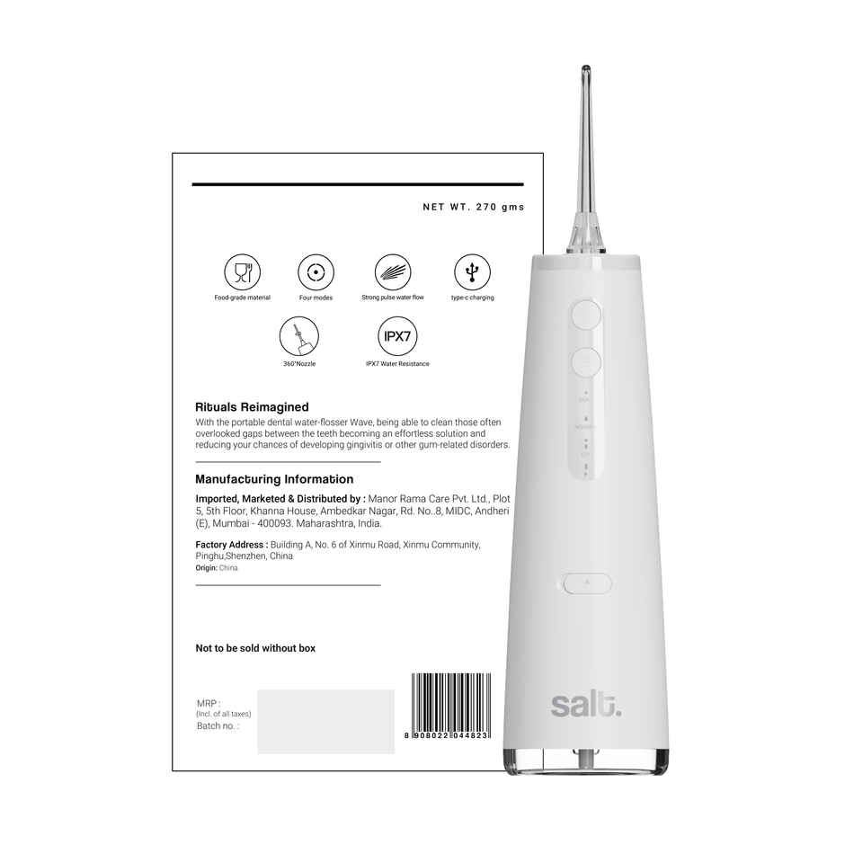 Salt Wave Waterflosser Pearl White