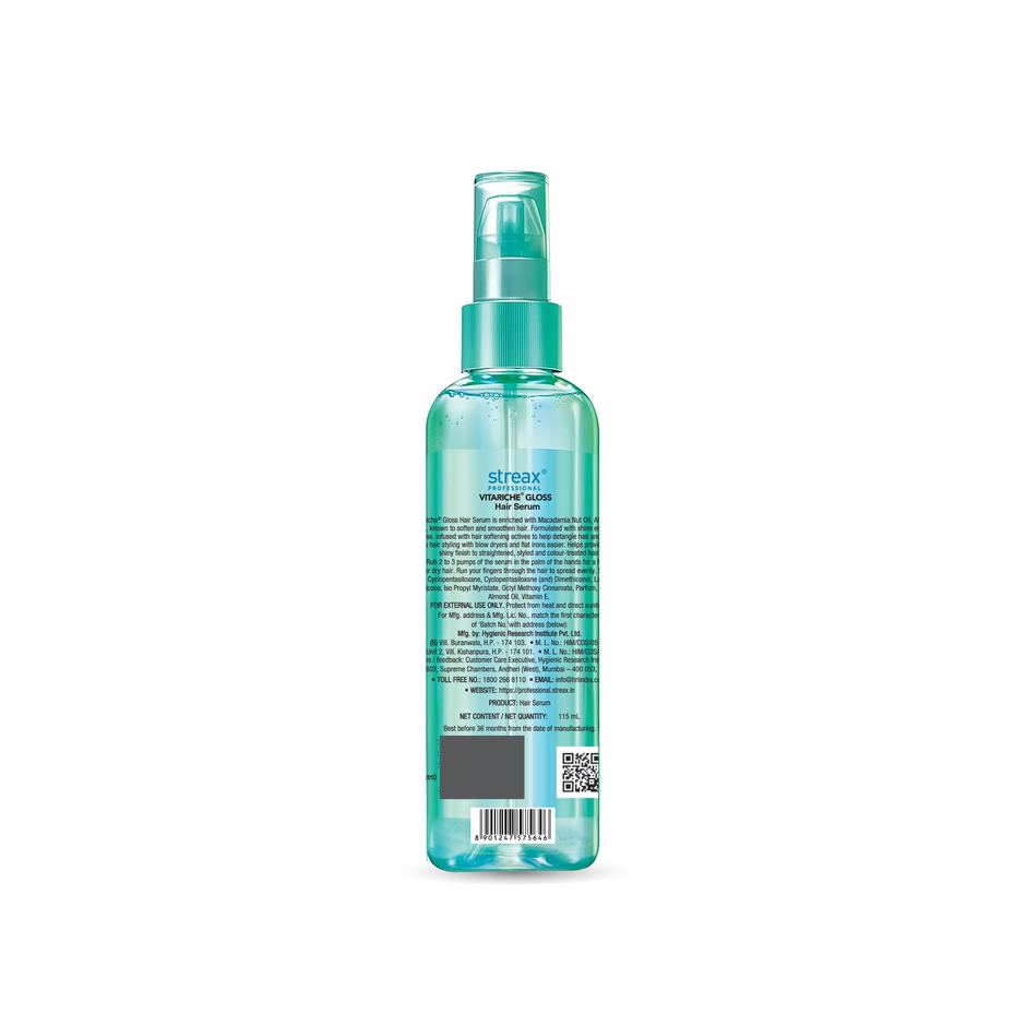 Streax Professional Vitariche Gloss Hair Serum