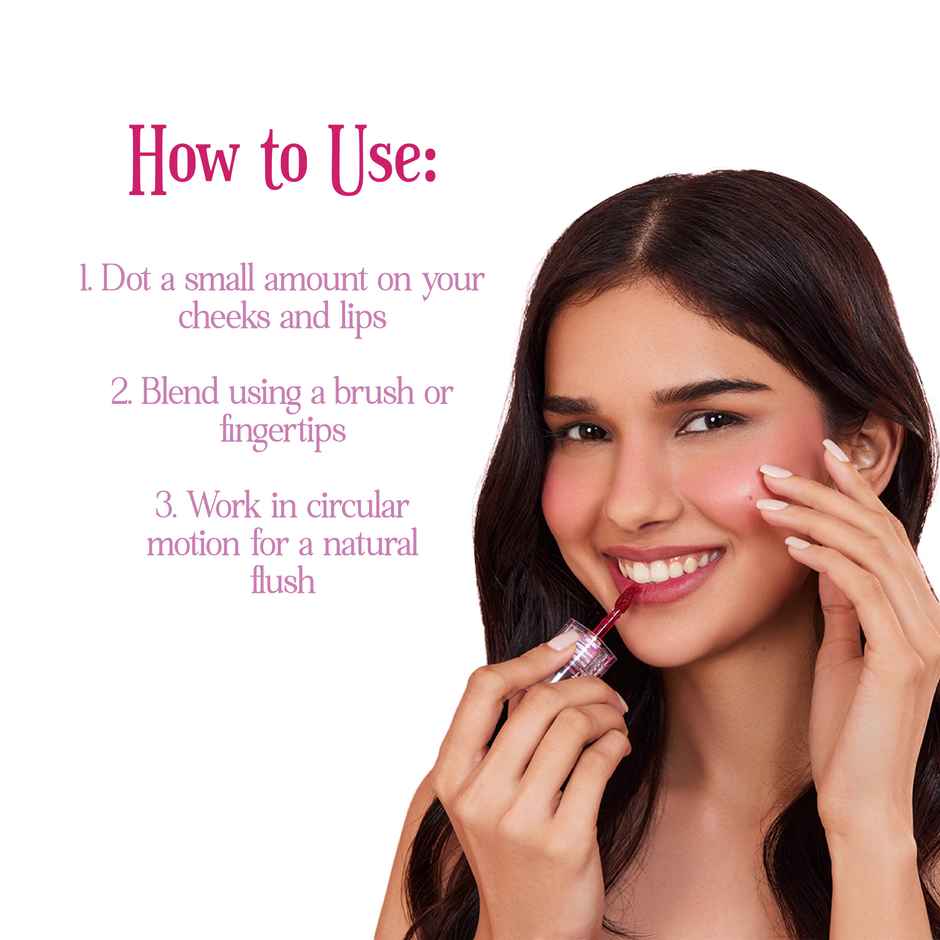 Tint Cosmetics Emily In Paris Lip & Cheek Tint Lipstick With Vitamin E Red