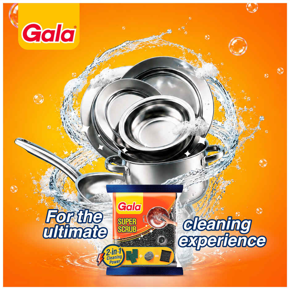 Gala Super Scrub Utensil Scrubber Combo Set