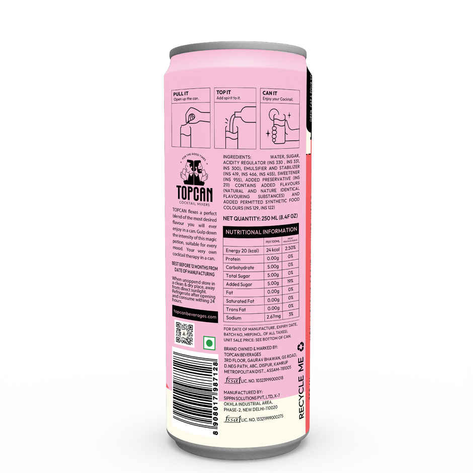 TOPCAN Cosmoplitan Mixer | Your Can Is Your Glass