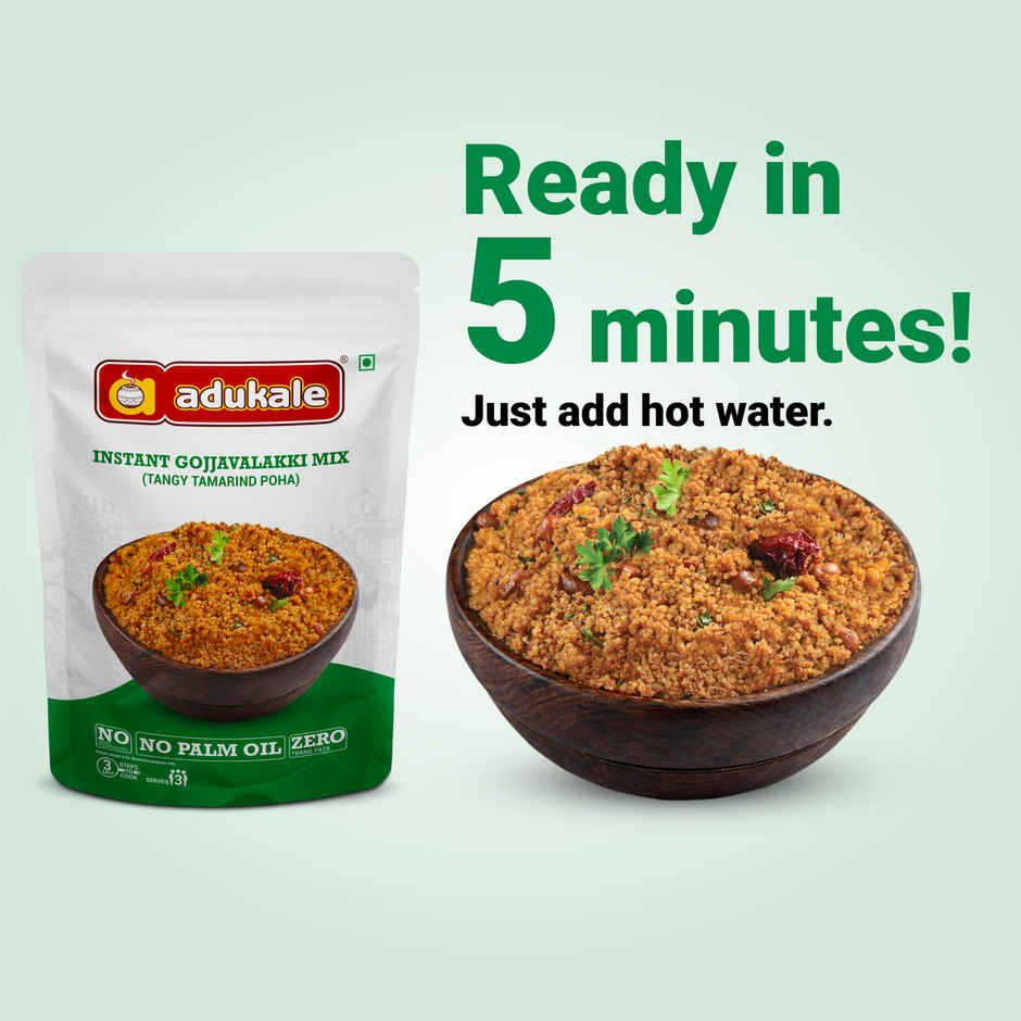 Adukale Instant Gojjavalakki Mix | Easy & Authentic