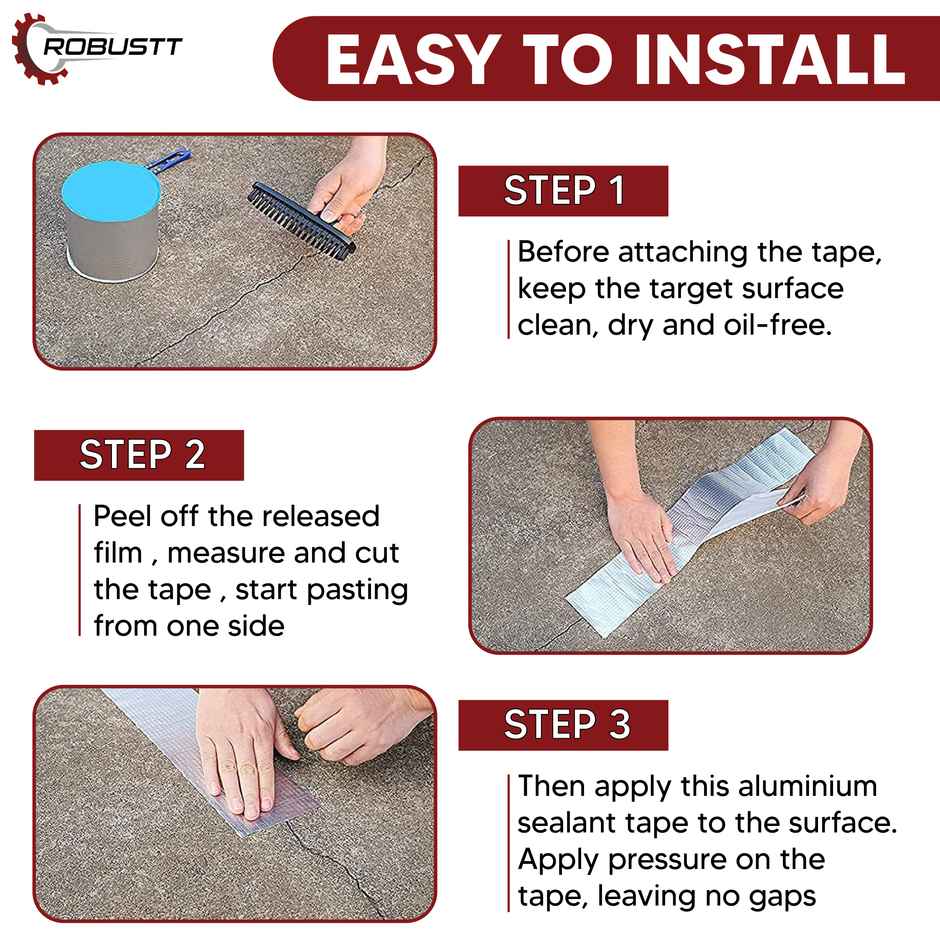 Robustt Waterproof Tape | 5 cm - 5 m