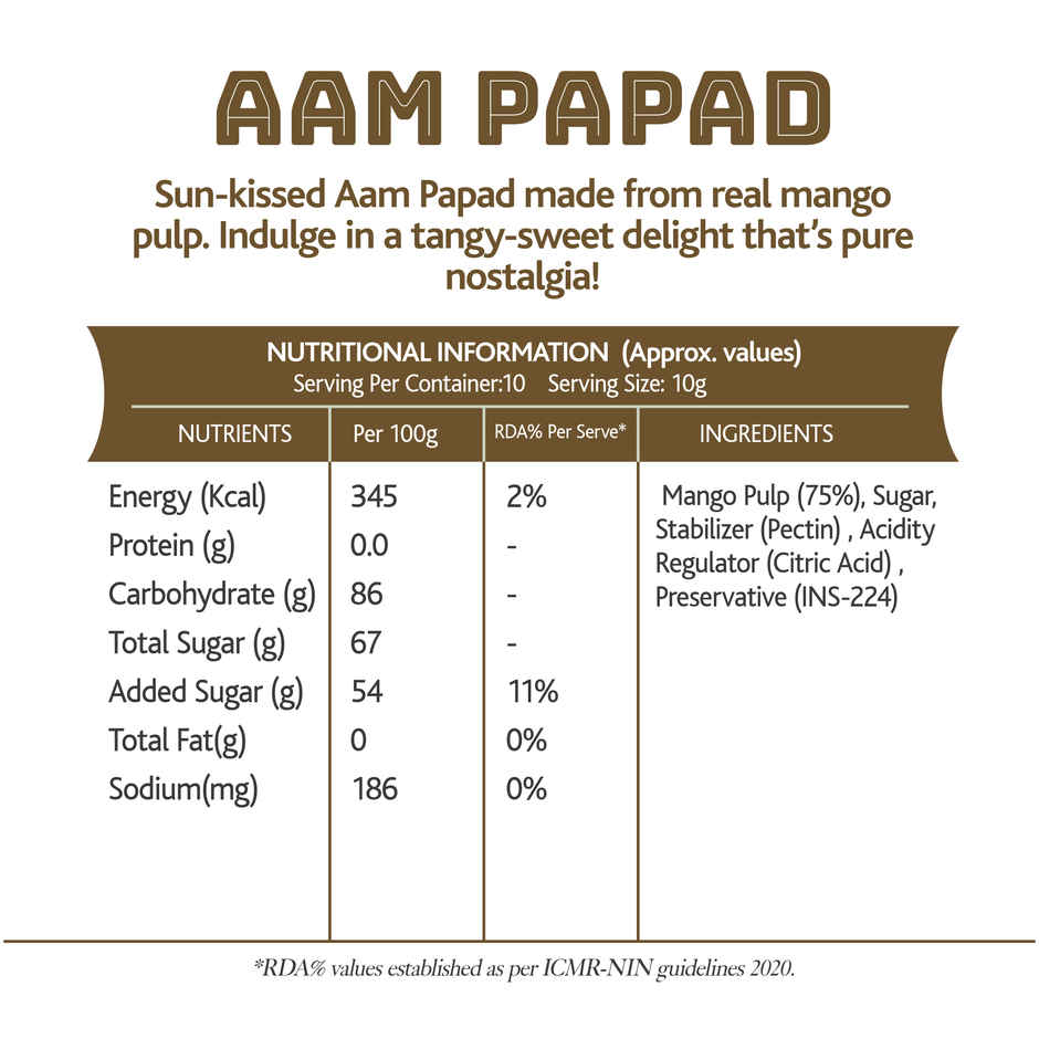 Joyspoon Aam Papad