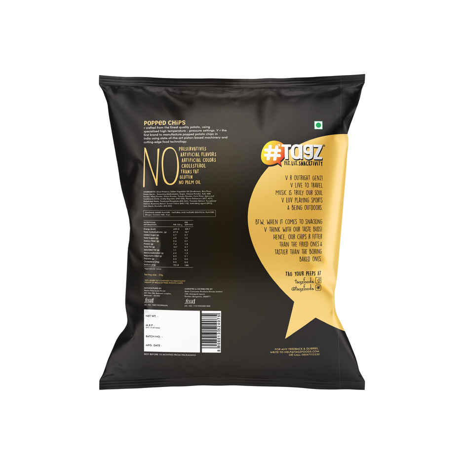 TagZ Popped Potato Chips - Italian Cheese Dribblin