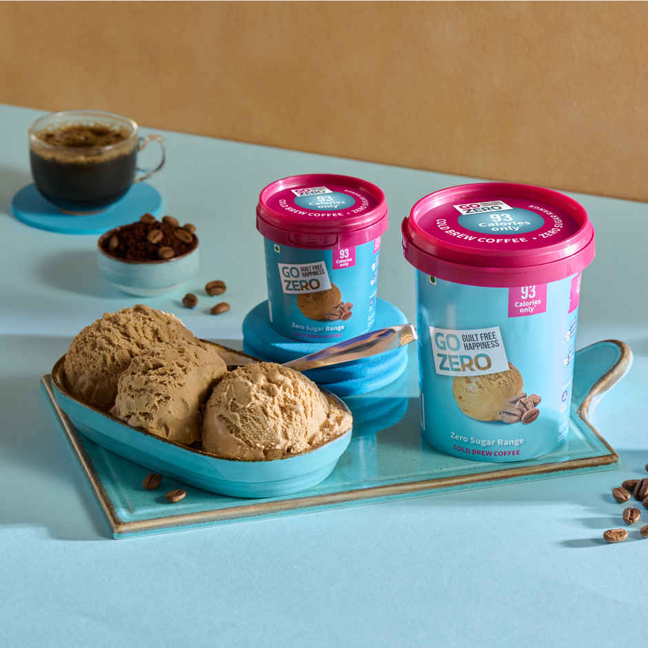 Go Zero Cold Brew Coffee Low Calorie Guilt Free Ice Cream Cup