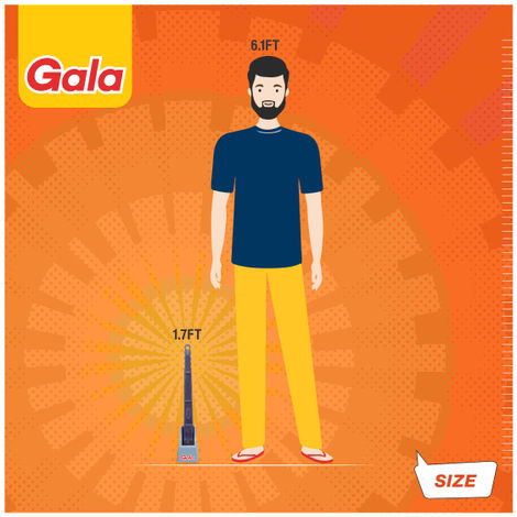 Gala Double Hockey Toilet Brush with Container