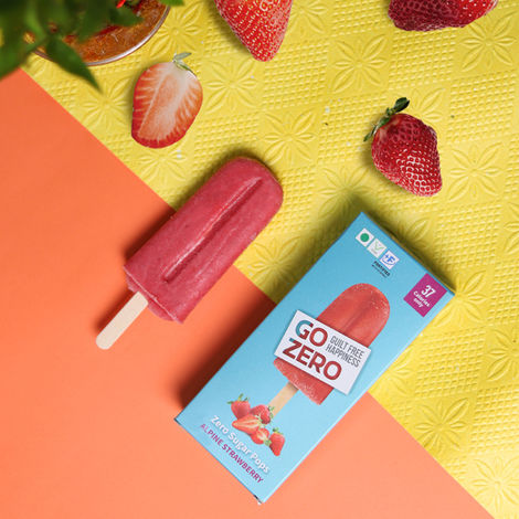 Go Zero - Zero Sugar - Alpine Strawberry Fruit Pops