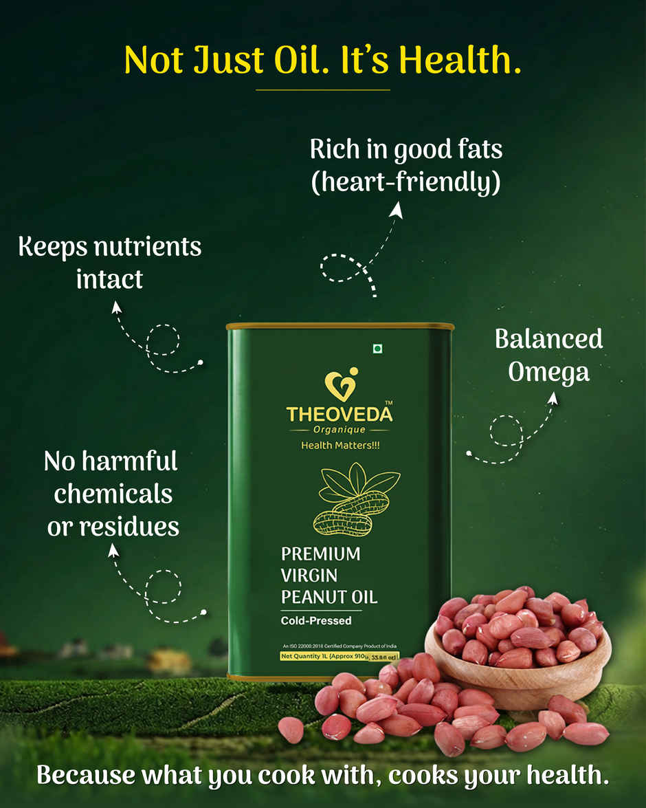 Theoveda Premium Virgin Peanut Oil