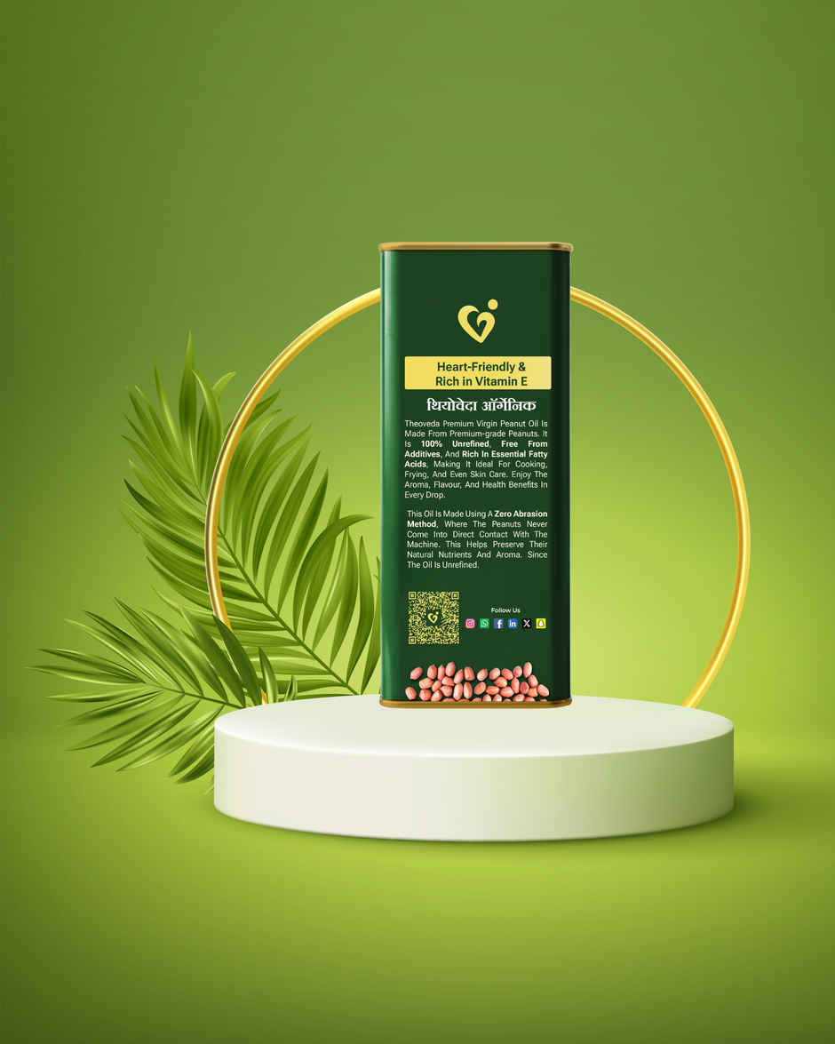 Theoveda Premium Virgin Peanut Oil