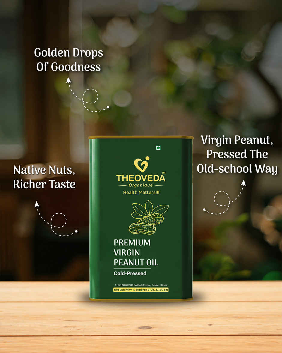 Theoveda Premium Virgin Peanut Oil