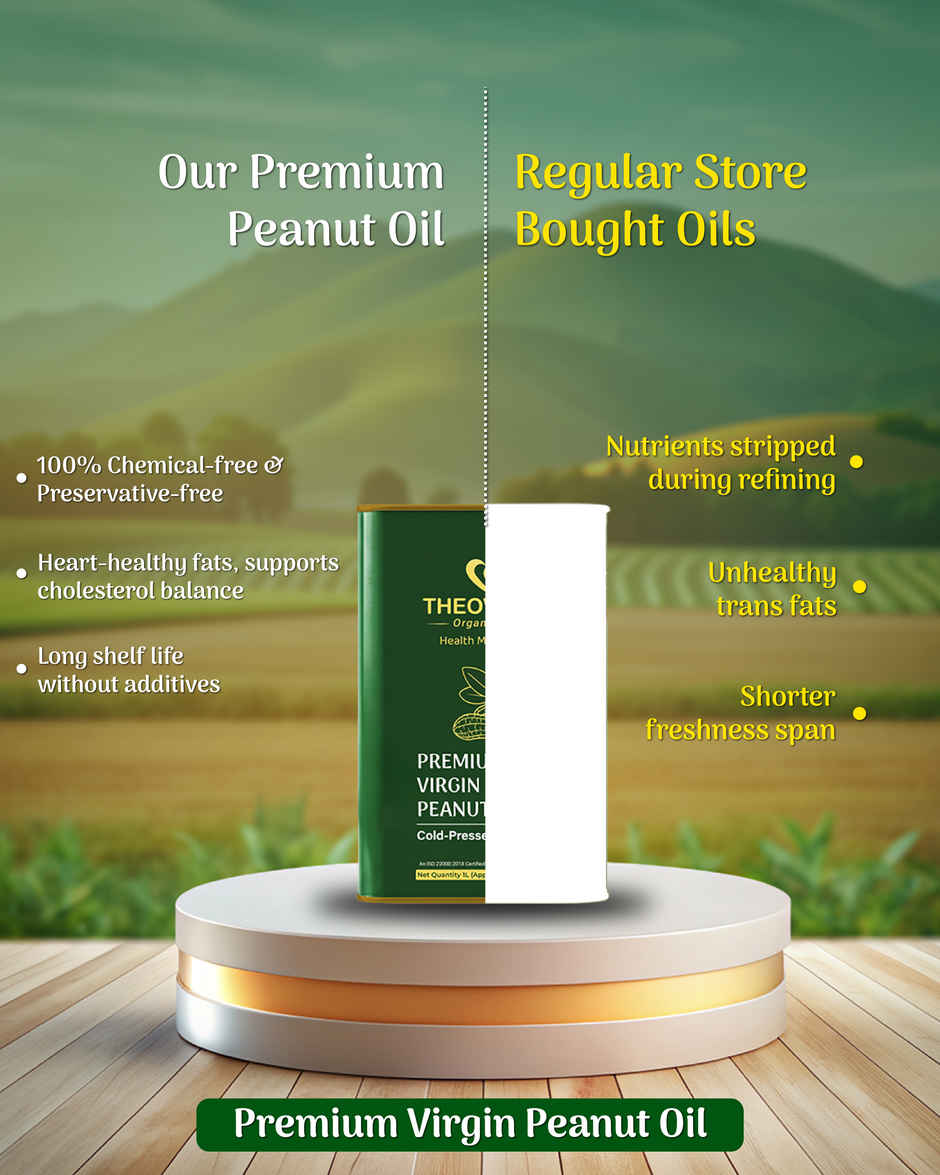 Theoveda Premium Virgin Peanut Oil