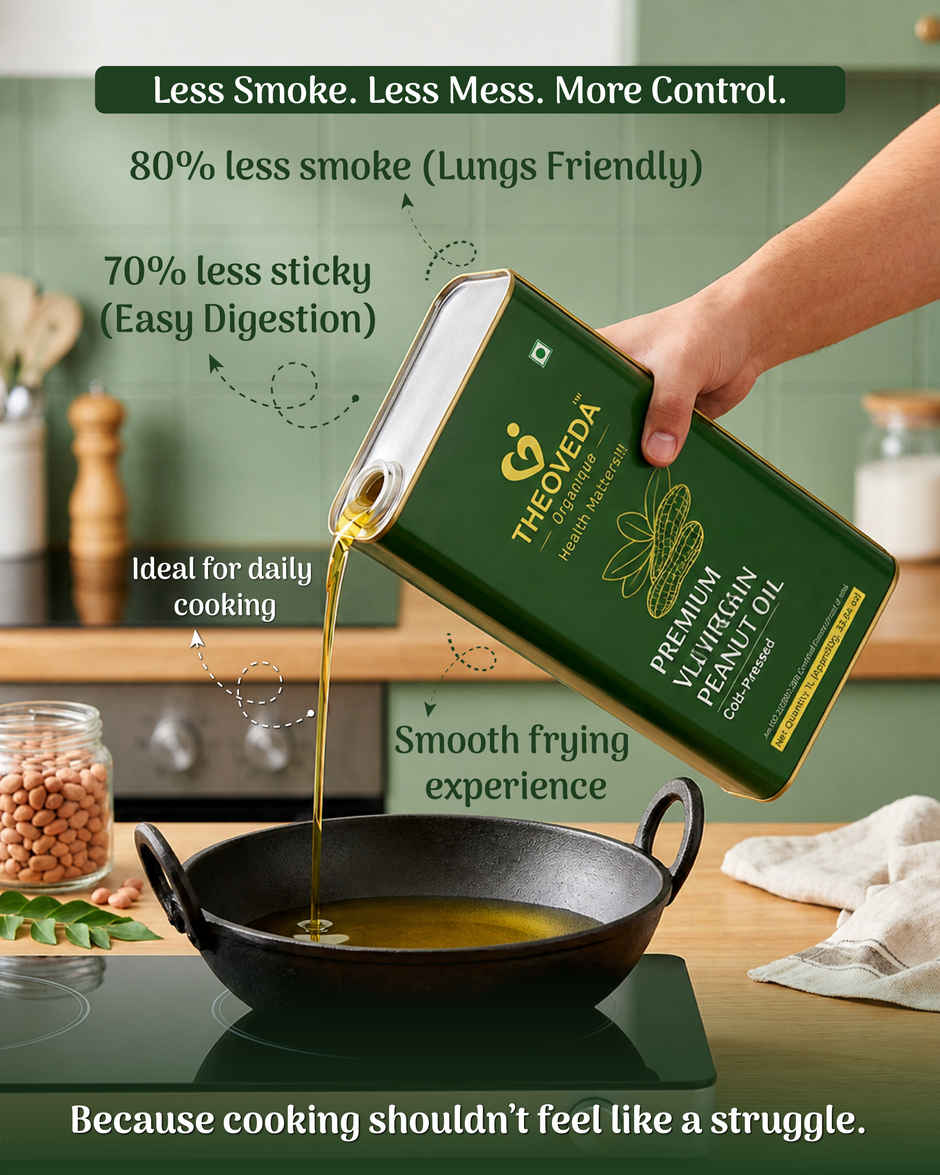 Theoveda Premium Virgin Peanut Oil