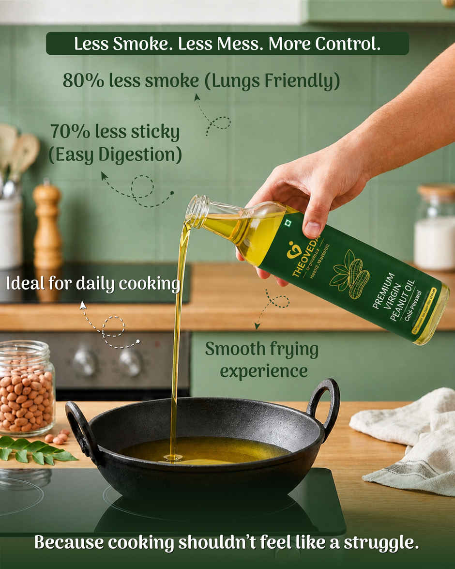 Theoveda Premium Virgin Peanut Oil