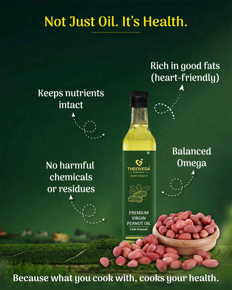 Theoveda Premium Virgin Peanut Oil