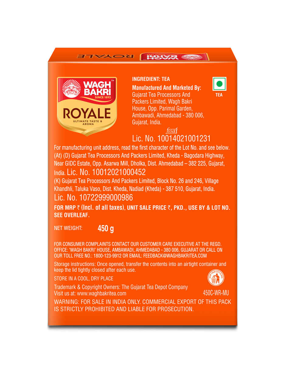 Wagh Bakri Royale Tea