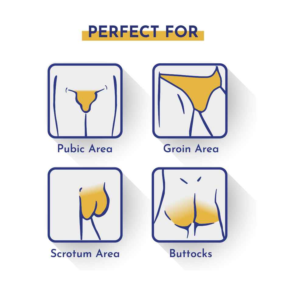 Mannlich Intimate/Private Hair Removal Cream For Men Suitable For All Skin Types