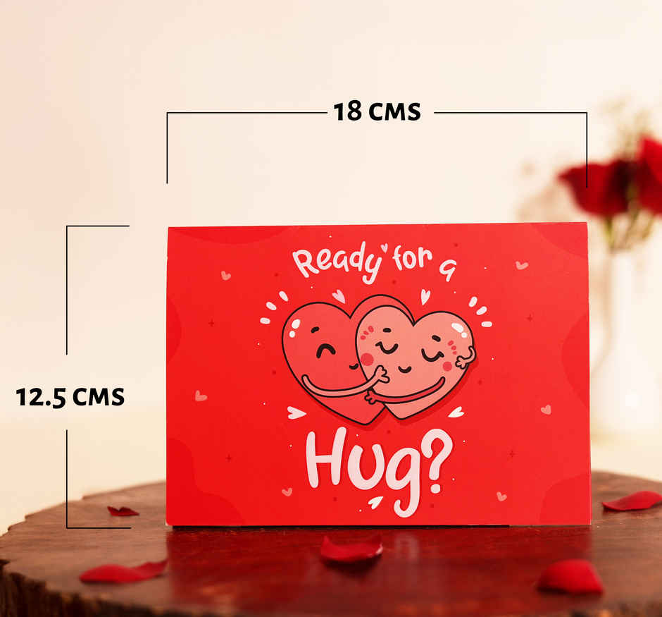Pop-Up Hug Greeting Card - 3D Love Surprise | Oye Happy