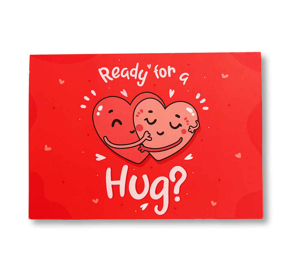 Pop-Up Hug Greeting Card - 3D Love Surprise | Oye Happy