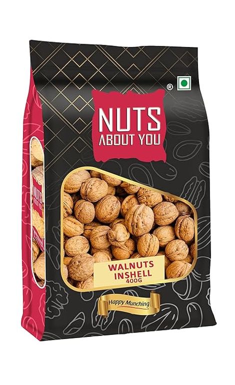 Nuts About You Walnut Inshell | Jumbo Size | 100% Natural | Premium | Akhrot Sabut