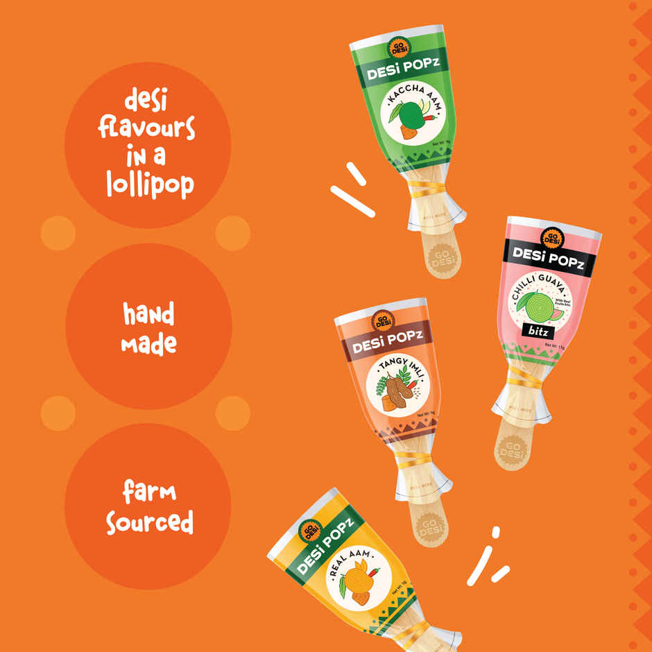 Assorted Candy 20 Pcs, Tangy Imli, Kaccha & Real Aam, Chilli Guava No Refined Sugar