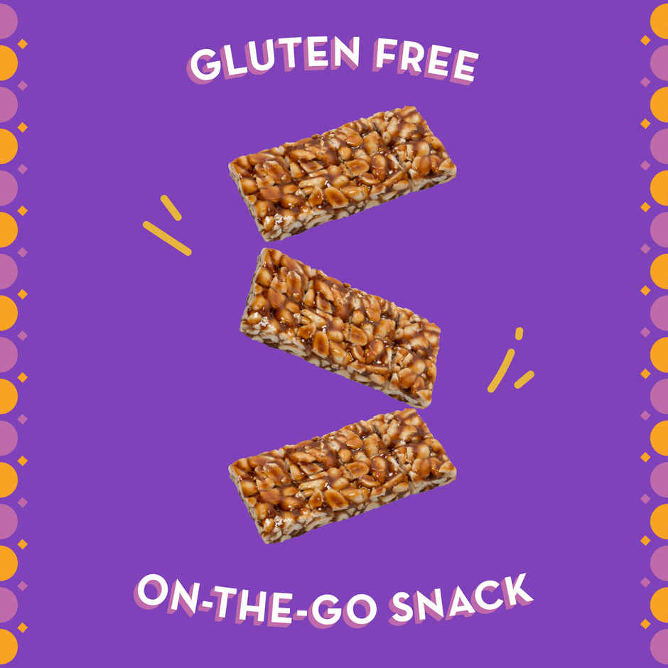 GO DESi Crunchy Peanut Chikki Bar