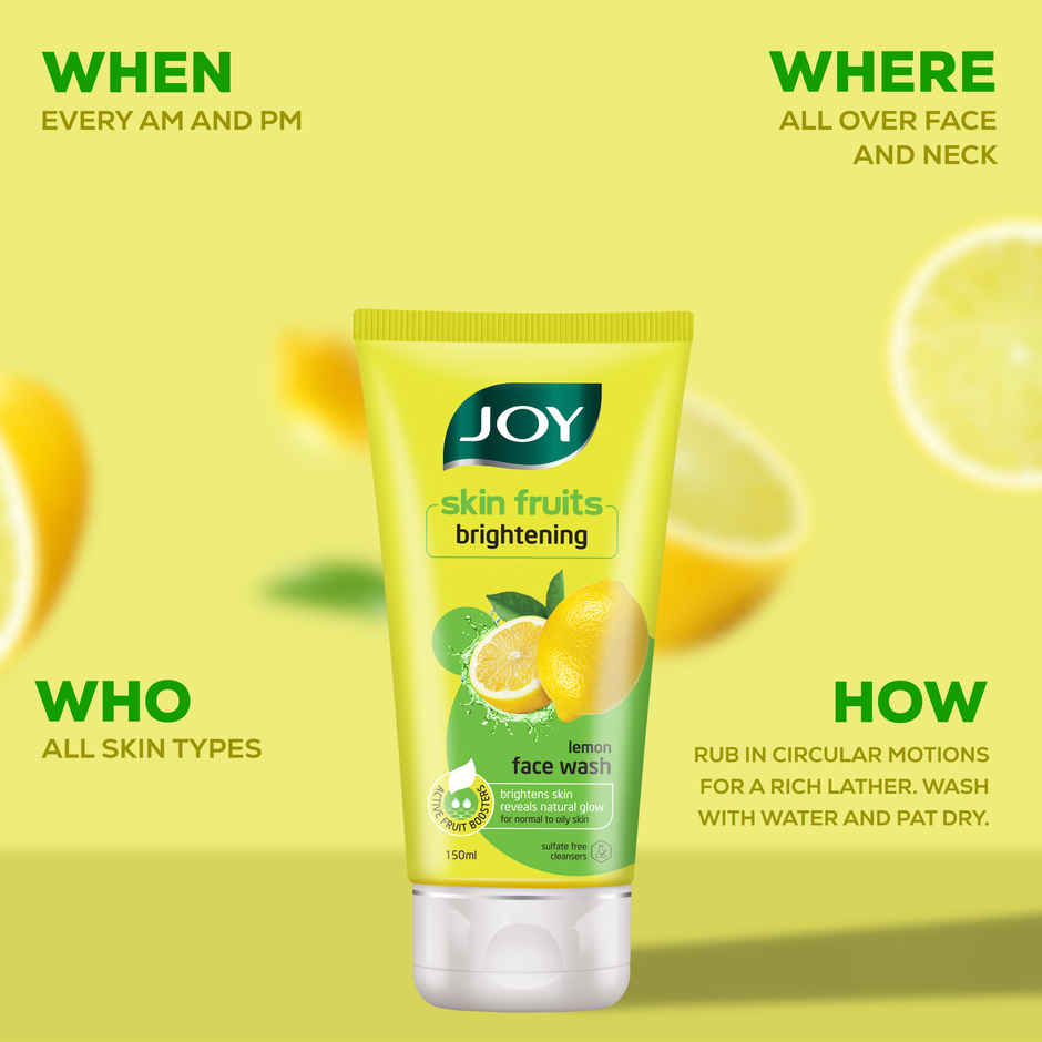 Joy Skin Brightening Lemon Face Wash
