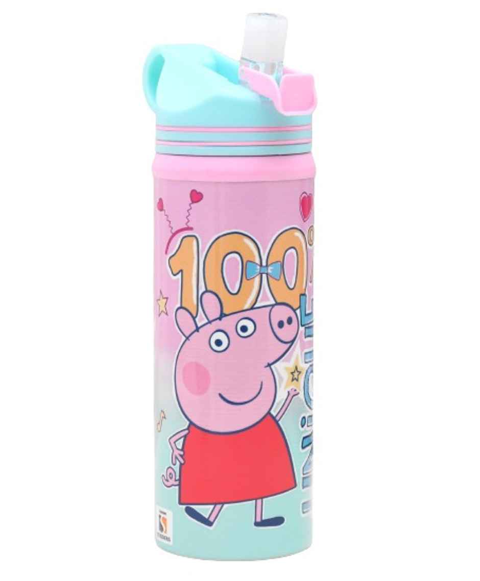 Peppa Pig Water Bottle Steel 500ml | Quench Your Thirst with Style