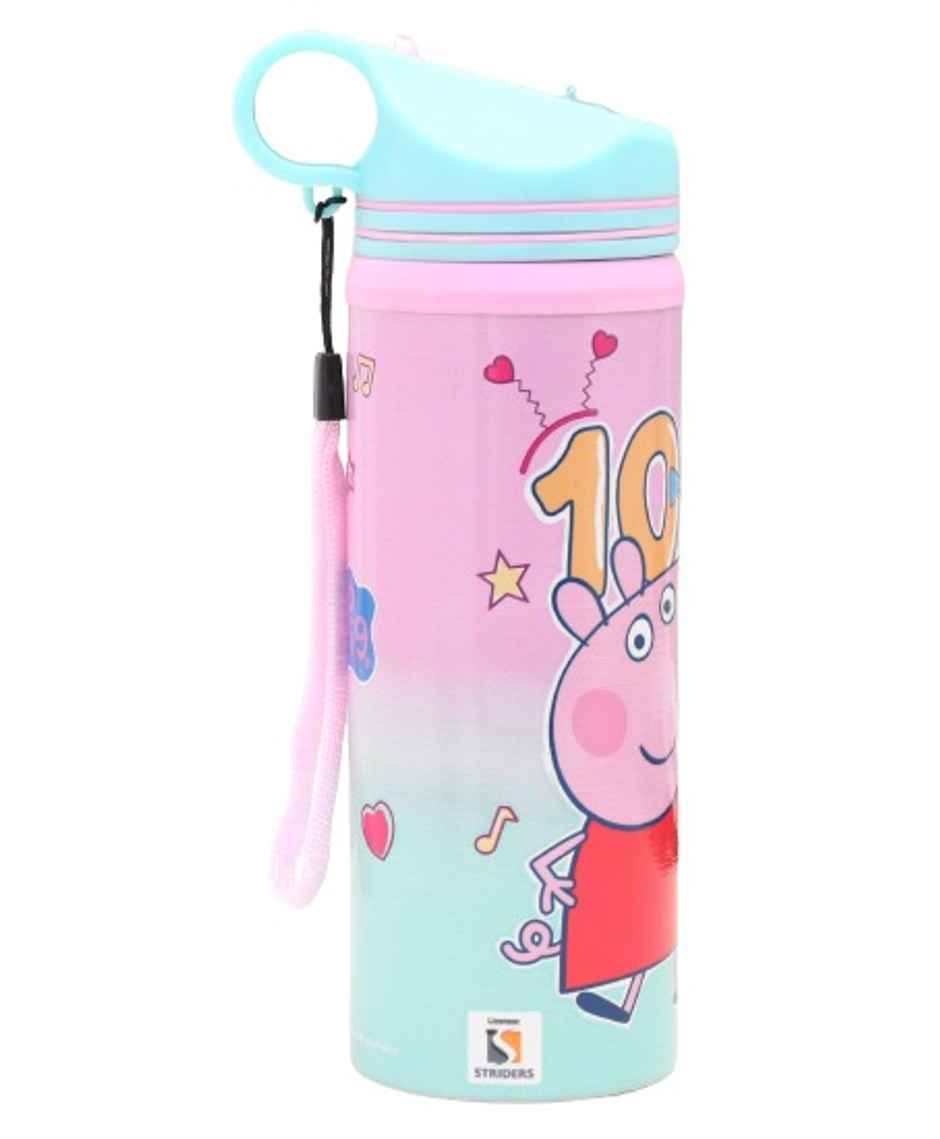 Peppa Pig Water Bottle Steel 500ml | Quench Your Thirst with Style