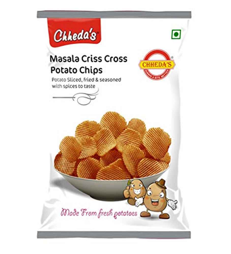 Chheda's Masala Criss Cross Potato Chips