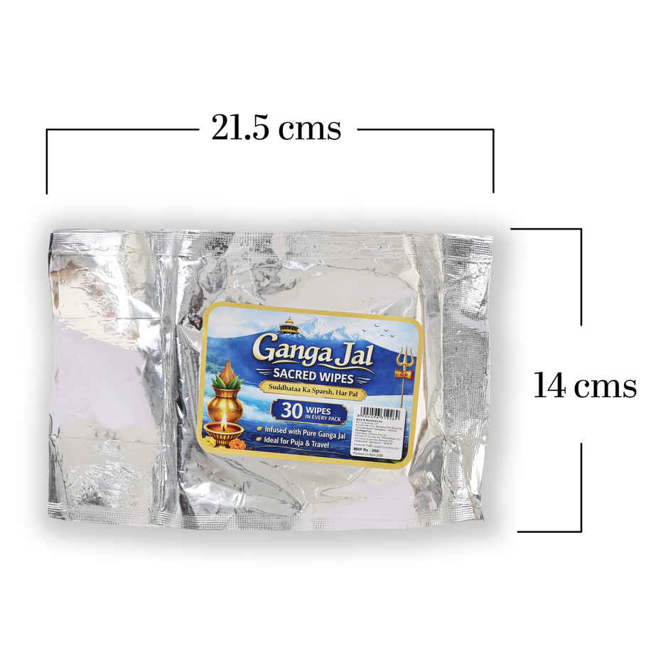 Ganga Jal wet Wipes | Happy Mail