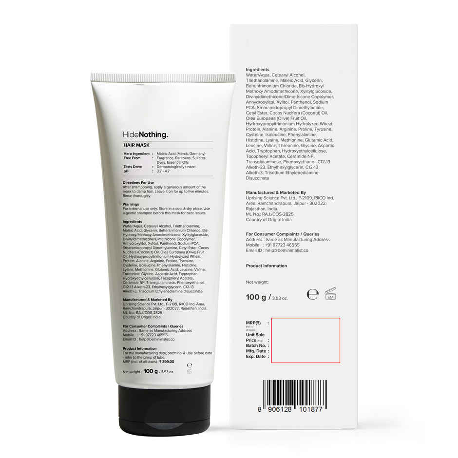 Minimalist Maleic Bond Repair Complex 05% Mask