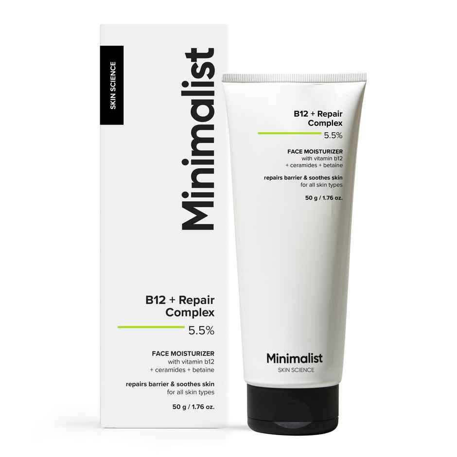 Minimalist Vitamin B12 + Repair Complex 5.5% Face Moisturizer Combo