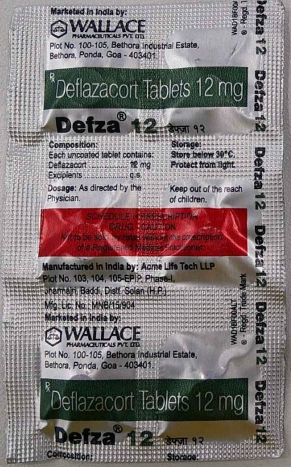 Defza 12 Tablet