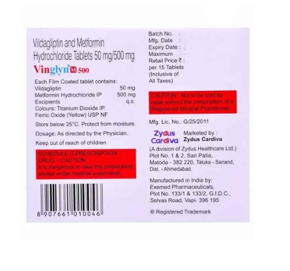Vinglyn M 500 Tablet