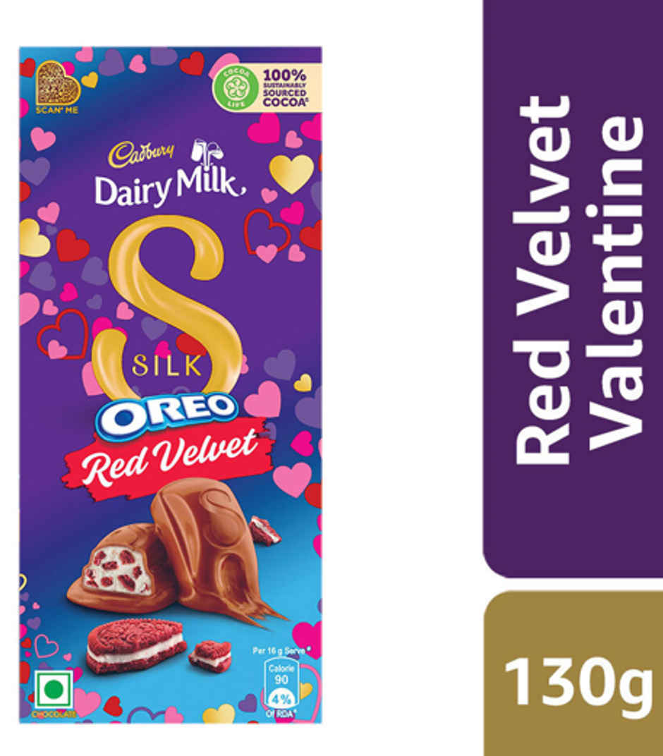 Cadbury Dairy Milk Silk Oreo Red Velvet Chocolate Bar