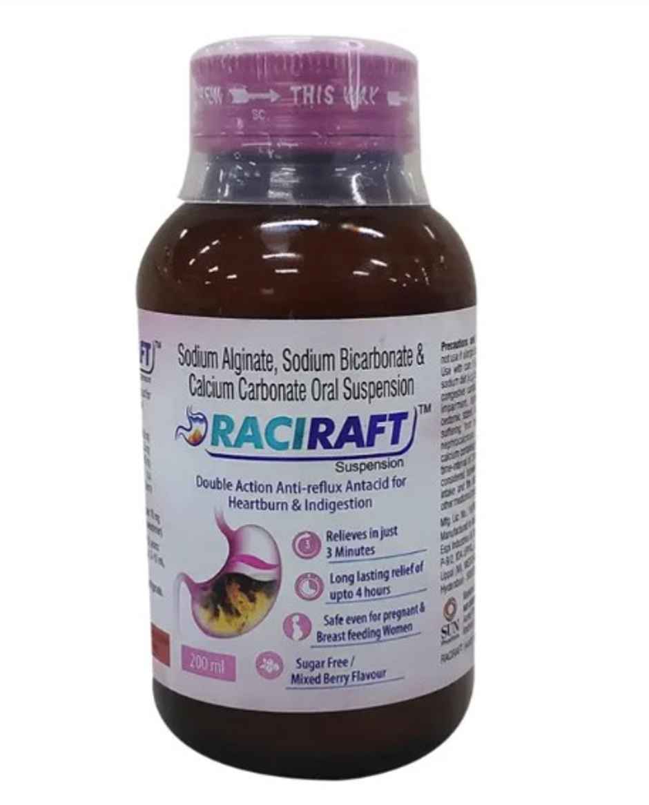 Raciraft Mixed Berry Flavour Sugar Free Oral Suspension