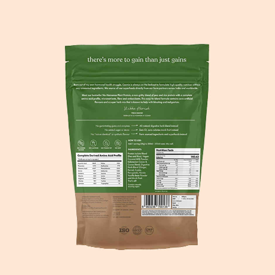 Cosmix No-Nonsense Plant Protein Indonesian Cacao, 24g Protein