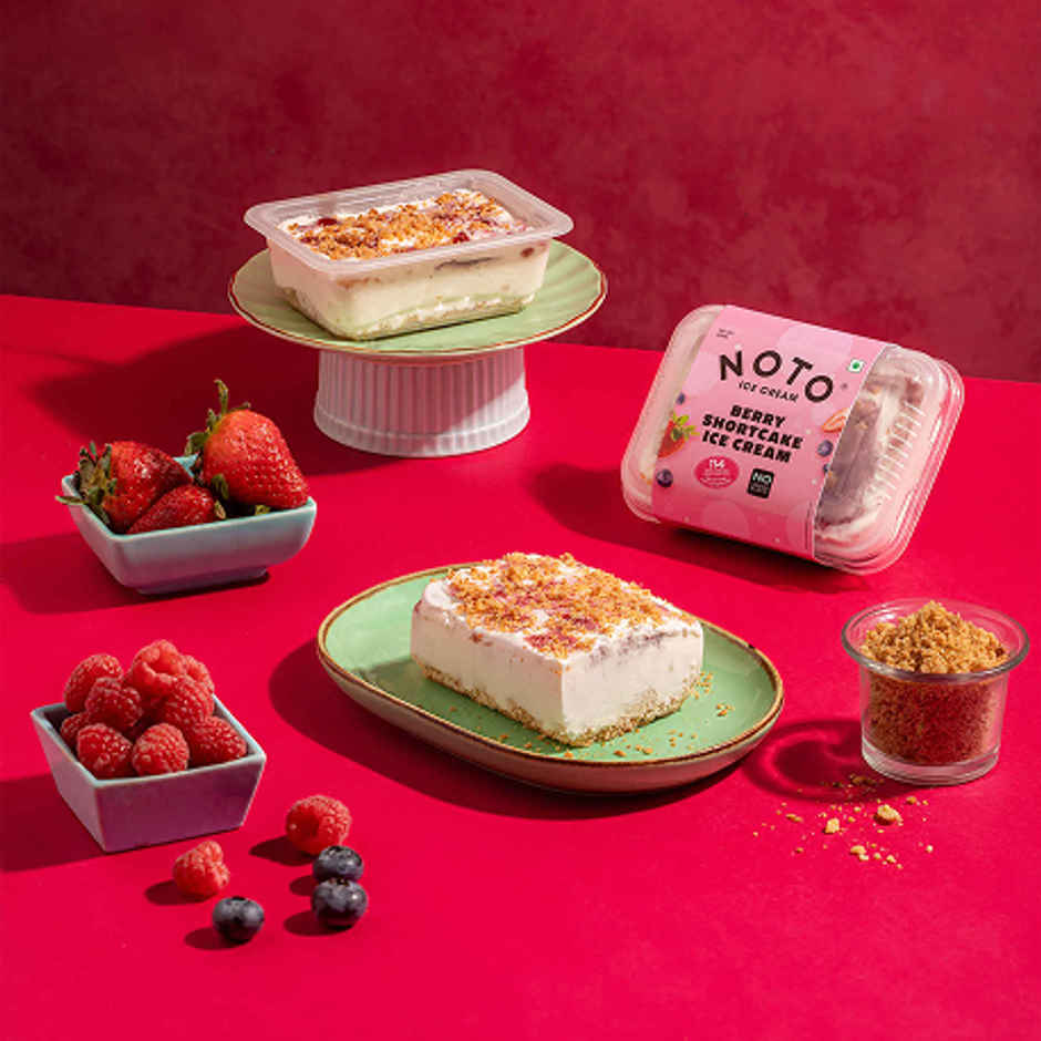 NOTO Berry Shortcake Sugar-Free Guilt Free Ice Cream Tub