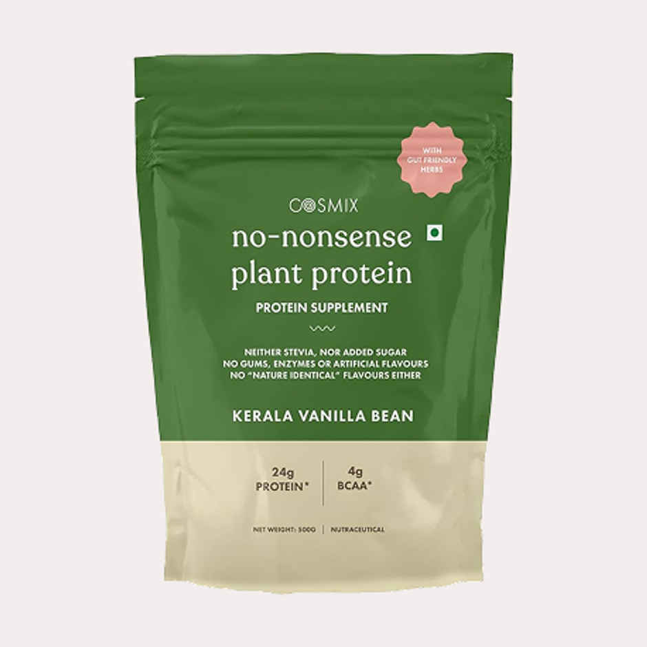 Cosmix No-Nonsense Plant Protein Kerala Vanilla Bean, 24g Protein