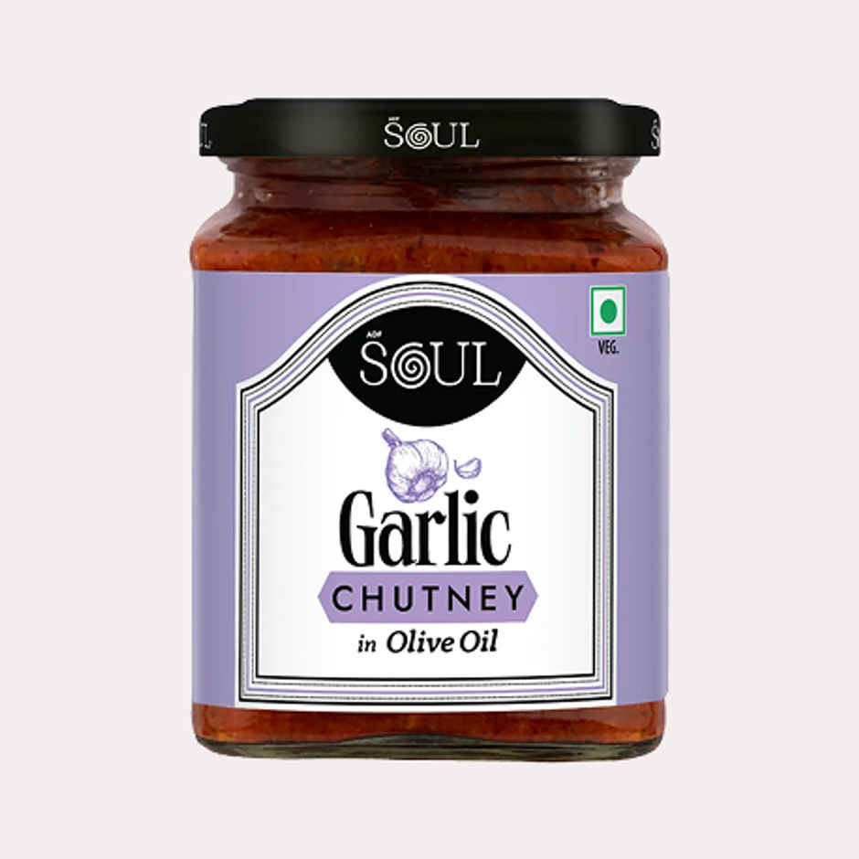 ADF Soul Garlic Chutney In Olive Oil